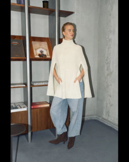 Кейп THE VERY 2439 ежевика  фото 31