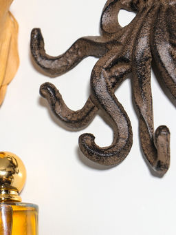 Крючки декоративные чугун "Осьминог" 16х3х19 см