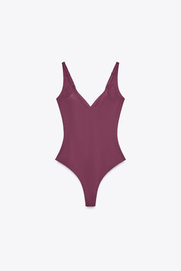 STRAPPY POLYAMIDE BODYSUIT - Zara фото 28