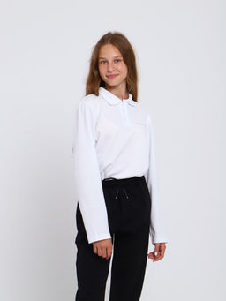 Ладошки / Рубашка-поло Василий белый  фото 5