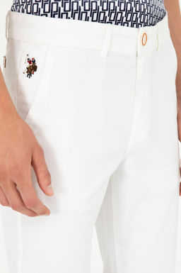 Erkek Beyaz Kanvas / Chino Pantolon Sepette S_rpriz _ndirim - U.s. polo assn фото 5