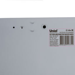 ULP-6060 60W/5000К IP40 GRILYATO WHITE Светильник светодиодный потолочный встраиваемый. Белый свет (5000K). 6900Лм. 588x588x40мм. Корпус белый. В комплекте с и/п. ТМ Uniel.