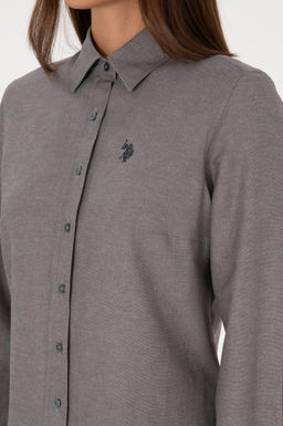 Kad_n Gri Uzun Kollu Basic G_mlek Sepette S_rpriz _ndirim - U.s. polo assn фото 7