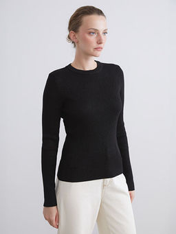 Bisiklet Yaka Kad?n Triko Kazak