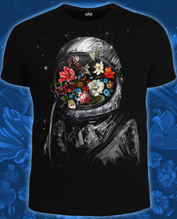 Футболка мужская Space Flowers - Good фото 2