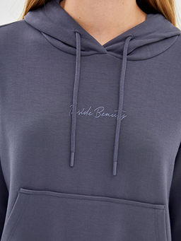 Nak??l? Uzun Kollu Kad?n Hoodie