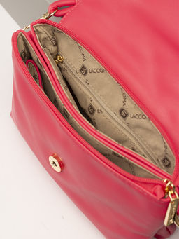 LACCOMA сумка Катрин-Ф826-арбузный эко кожа хлопок  фото 6