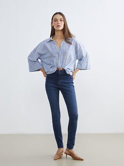 ?izgili Oversize Poplin Kad?n G?mlek