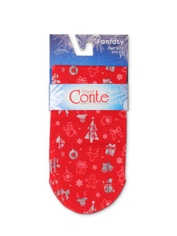 Цена за 2 пары. Носки фантазийные CONTE Носки с новогодними рисунками FANTASY 70 - Conte elegant фото 3