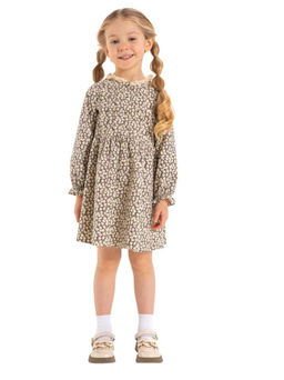 Платье из микро-вельвета дев. О66655