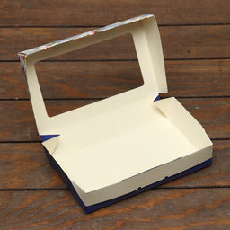 Цена за 20 шт. Коробка складная Подарок, 20 х 12 х 4 см с окном - UPAK LAND фото 5