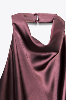 SATIN MINI DRESS - Zara фото 3