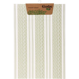 Цена за 3 шт. Салфетка на стол 30*45см "Жаклин" плетеная, салатовая