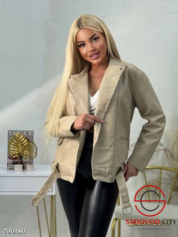 Женская осенняя куртка косуха - Bruno фото 3