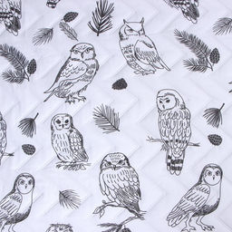 Покрывало евро макси LoveLife Owls 240×210±5 см, микрофайбер