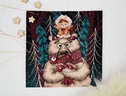 Набор для вышивания PANNA VK-7304 Зимняя рыбалка 17 х 17 см