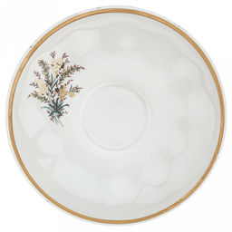 Чашка чайная фарфоровая Нина 220мл, д9,5см, h5см, форма Тюльпан, с блюдцем д15см, тонкостенный фарфор (Россия) - Домашняя мода фото 7