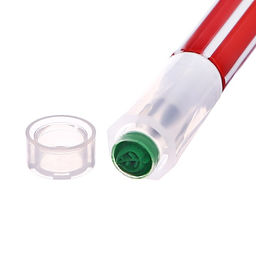 Фломастеры 24 цвета ТОЛСТЫЕ с печатью вентилируемый колпачок, розовый - Simaland фото 19