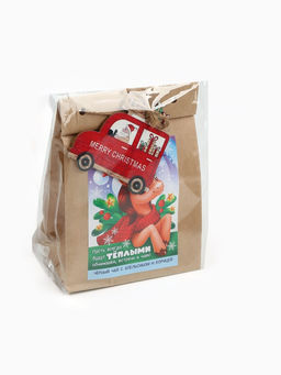 Чай новогодний в крафтовом пакете с игрушкой Тёплые встречи и чаёк, 50 г - Фабрика счастья фото 7