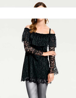 Блузка, черная