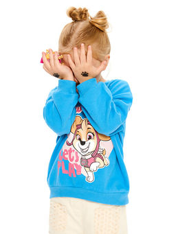 Bisiklet Yaka Paw Patrol Bask?l? K?z Bebek Sweatshirt - Waikiki фото 3