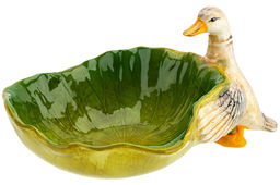 Блюдо сервировочное 200 мл 20,5*14*10 см "Уточка", керамика