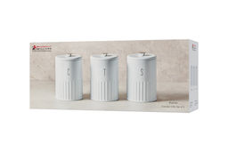 Набор банок для сыпучих продуктов Astor, белые, 1,45 л, 3 шт - Maxwell & Williams фото 6