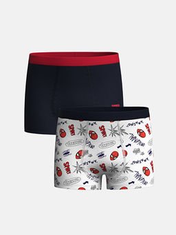 Spiderman Bask?l? Erkek ?ocuk Boxer 2li