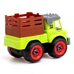 Конструктор винтовой «Фермерский самосвал», с отвёрткой, 28 деталей