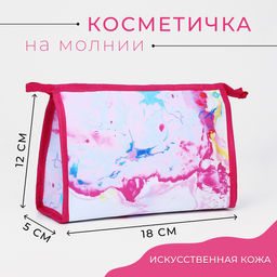 Косметичка на молнии, цвет розовый - Simaland фото 4