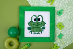 Klart набор для детского творчества 8-478 Детские истории. Лягушка 12 х 12 см  фото 9