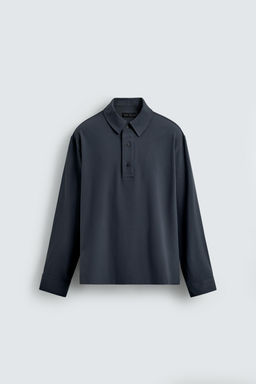 FLOWING POLO SHIRT - Zara фото 7