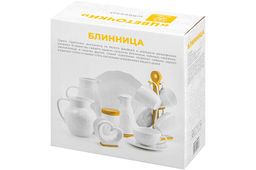 Блинница 23*23*9,5 см "Цветочки"