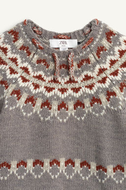 LIMITED EDITION WOOL FRINGED PONCHO JUMPER - Zara фото 7
