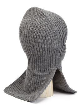 Шапка жен. шерсть+акр LB-N88044 grey melange - Labbra фото 6