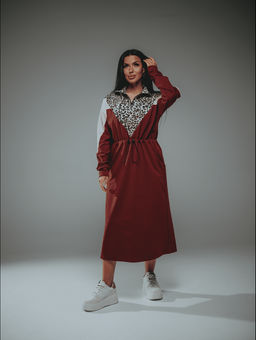 Одри платье женское (марсала)