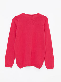 Bisiklet Yaka Basic Uzun Kollu K?z ?ocuk Triko Kazak - Waikiki фото 2