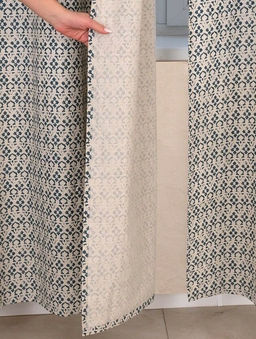 Штора набив. Амелия тесьма п/лен 145*260 см. - Лен поволжья фото 3