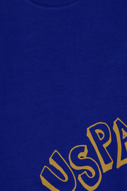 Erkek _ocuk Mor Bisiklet Yaka Basic Sweatshirt Sepette S_rpriz _ndirim - U.s. polo assn фото 3