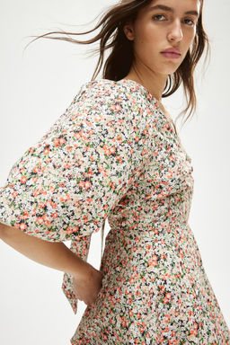 Vestido abullonado con lazada detras - H&m фото 5
