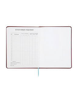 Дневник школьный 1-11 класс, ляссе, обложка искусственная кожа, с хлястиком, коричневый