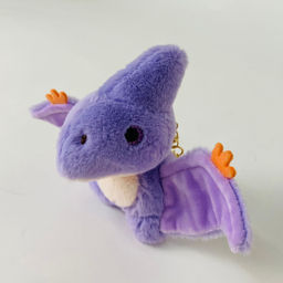 Мягкая игрушка брелок Динозаврик пушистый в ассортименте - Storyland фото 3