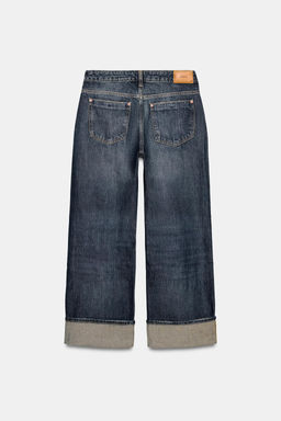 Z1975 RELAXED FIT JEANS WITH TURN-UP HEMS