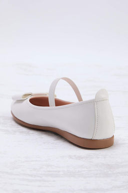 Beyaz Kucuk/Buyuk K?z Cocuk Babet TAKSS26BE00015