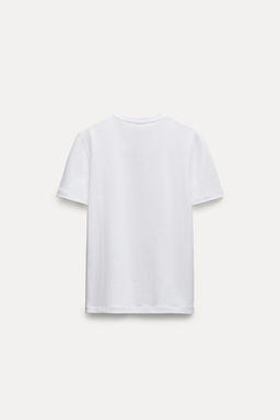HEAVY COTTON T-SHIRT - Zara фото 35