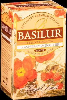 BASILUR. Волшебные фрукты. Малина и шиповник карт.пачка, 25 пак.