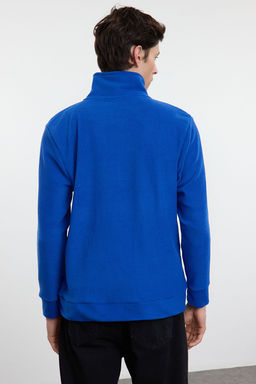 TRENDYOL MAN Saks Regular/Normal Kesim Dik Yaka Anti-Pilling S?cak Tutan/Polar Sweatshirt TMNAW25SW00182 - Trendyolmilla фото 10