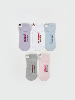 Hello Kitty Desenli K?z ?ocuk Patik ?orap 5li