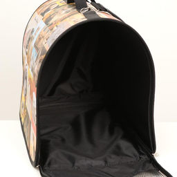 Сумка - переноска для животных с принтом, 49 х 30 х 35 см микс - Пижон фото 6