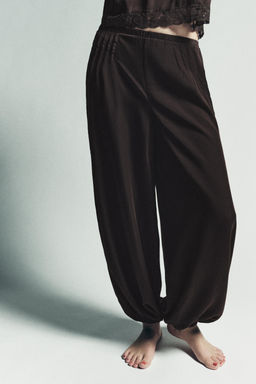 100% LYOCELL SAROUEL TROUSERS - Zara фото 2